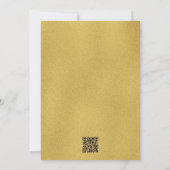 Betoverde Gouden Portaal Trouw Uitnodiging Bos (Achterkant)