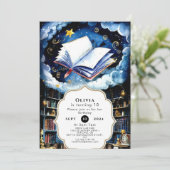 Betoverde grillige Waterverf verhalenboek Verjaard Kaart (Staand voorkant)