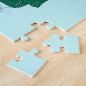 Betoverde Groene Fantasie Bosboogschutter Elf Legpuzzel (Zijkant)