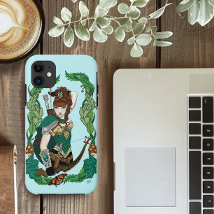 Betoverde Groene Fantasie Bosland Boogschutter Elf Case-Mate iPhone Case