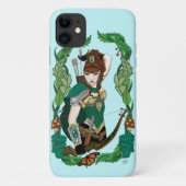 Betoverde Groene Fantasie Bosland Boogschutter Elf Case-Mate iPhone Case (Achterkant)