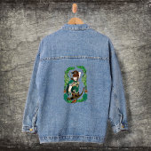 Betoverde Groene Fantasie Bosland Boogschutter Elf Denim Jacket