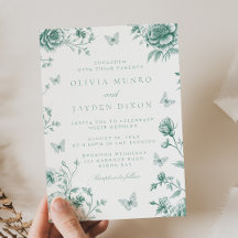 Betoverde  groene salie bloemenbruiloft