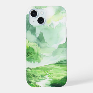 Betoverde Groene Vallei Hoesje iPhone 15 Case