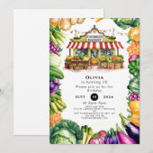 Betoverde groenten Boeren Markt Verjaardag Kaart (Voorkant / Achterkant)