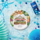 Betoverde groenten Boeren Markt Verjaardag Papieren Bordje (Feest)