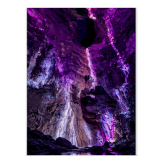 Betoverde Grot – White Scar Caves, Yorkshire Perfect Poster