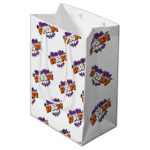 Betoverde Halloween achtervolgingen Laten we griez Medium Cadeauzakje (Voorkant Gekanteld)