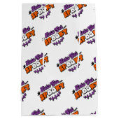 Betoverde Halloween achtervolgingen Laten we griez Medium Cadeauzakje (Achterkant)