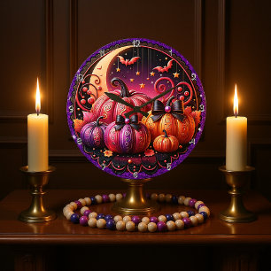 Betoverde Halloween grillig en spookachtig Grote Klok