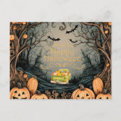  betoverde Halloween groeten Feestdagenkaart (Voorkant)