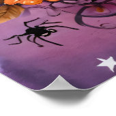 Betoverde Halloween Krans Poster (Hoek)