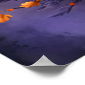 Betoverde Halloween Krans Poster (Hoek)