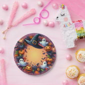 Betoverde Halloween nacht Papieren Bordje (Feest)