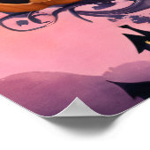 Betoverde Halloween nacht Poster (Hoek)