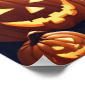 Betoverde Halloween nacht Poster (Hoek)