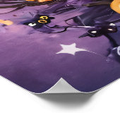 Betoverde Halloween nacht Poster (Hoek)