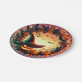 Betoverde Halloween Night Paper Borden Papieren Bordje (Gekanteld)