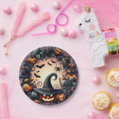 Betoverde Halloween Night Paper Borden Papieren Bordje (Feest)