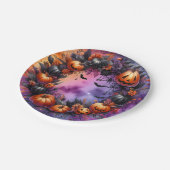 Betoverde Halloween Night Paper Borden Papieren Bordje (Gekanteld)