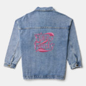 Betoverde harige familie denim jacket (Achterkant)