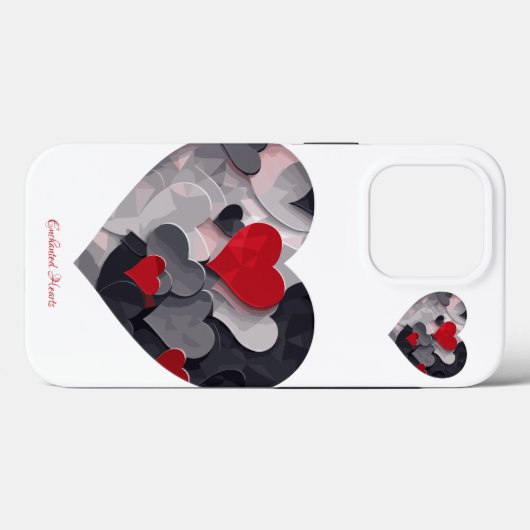 Betoverde harten Case-Mate iPhone case (Achterkant (horizontaal))