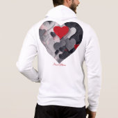 Betoverde harten hoodie (Achterkant)