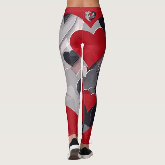 Betoverde harten leggings (Achterkant)