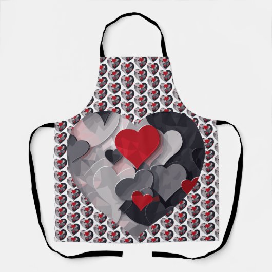 Betoverde harten schort (Voorkant)