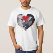 Betoverde harten t-shirt (Voorkant)