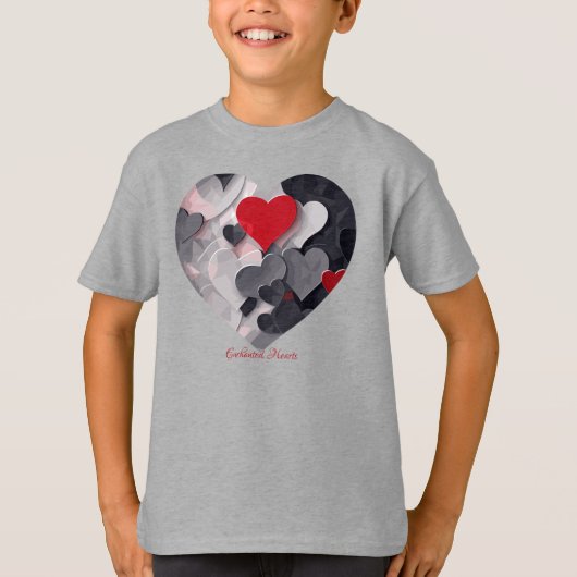 Betoverde harten t-shirt (Voorkant)