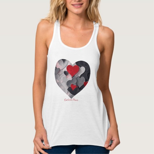 Betoverde harten tanktop (Voorkant)