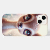 Betoverde Hemelse Ree Kunst Fonkelende Sterrenstel Case-Mate iPhone Case (Achterkant (horizontaal))