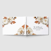 Betoverde herfst Botanische Bloemen Bruiloft Gastenboek (Volledig)