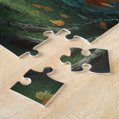 Betoverde Herfst Elf Dankzegging Fantasie Kunst Legpuzzel (Zijkant)