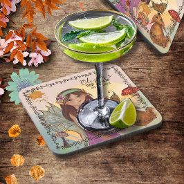 Betoverde Herfst Fairy Baby shower Onderzetter