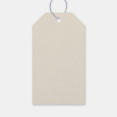 Betoverde herfst rustieke bloemen botanische bruil cadeaulabel (Achterkant)