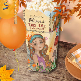 Betoverde Herfst Sprookje Baby shower Popcorn Bedankdoosjes