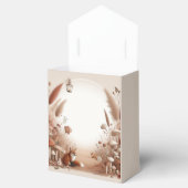 Betoverde herfstbos vossen bruiloft bedankdoosjes (Geopend)