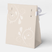 Betoverde herfstbos vossen bruiloft bedankdoosjes (Achterkant)