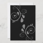 Betoverde herfstbos vossen bruiloft save the date (Achterkant)