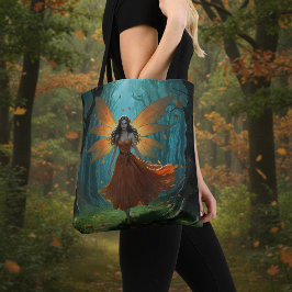 Betoverde Herfstelf Thanksgiving Fantasie Kunst Tote Bag