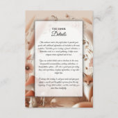 Betoverde herfstvossen informatiekaartje (Voorkant)