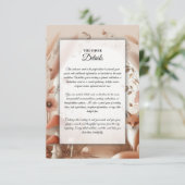 Betoverde herfstvossen informatiekaartje (Staand voorkant)