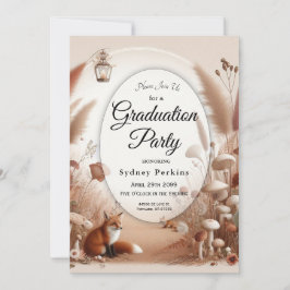 Betoverde herfstvossen kaart