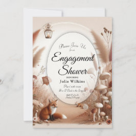 Betoverde herfstvossen kaart