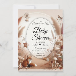 Betoverde herfstvossen kaart