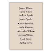 Betoverde herfstvossen kaart (Achterkant)