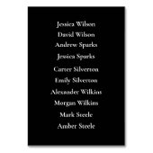 Betoverde herfstvossen kaart (Achterkant)