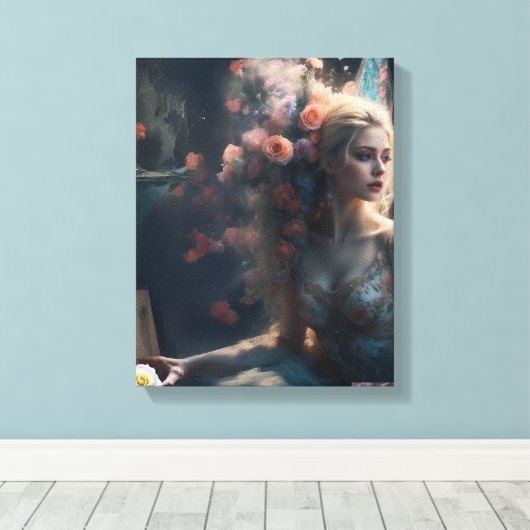 Betoverde Hoek Canvas Afdruk (Insitu (Houten vloer))